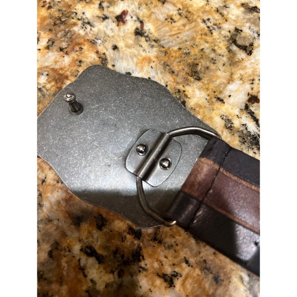 Eagle belt buckle with leather belt - Picture 3 of 6